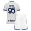 Inter Milan Alessandro Bastoni #95 Bortedraktsett Barn 2024-25 Kortermet (+ korte bukser)